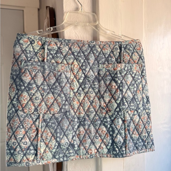 Free People Blue Floral Mini Skirt - Picture 6 of 7